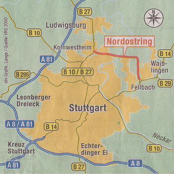 Übersichtskarte Nordostring